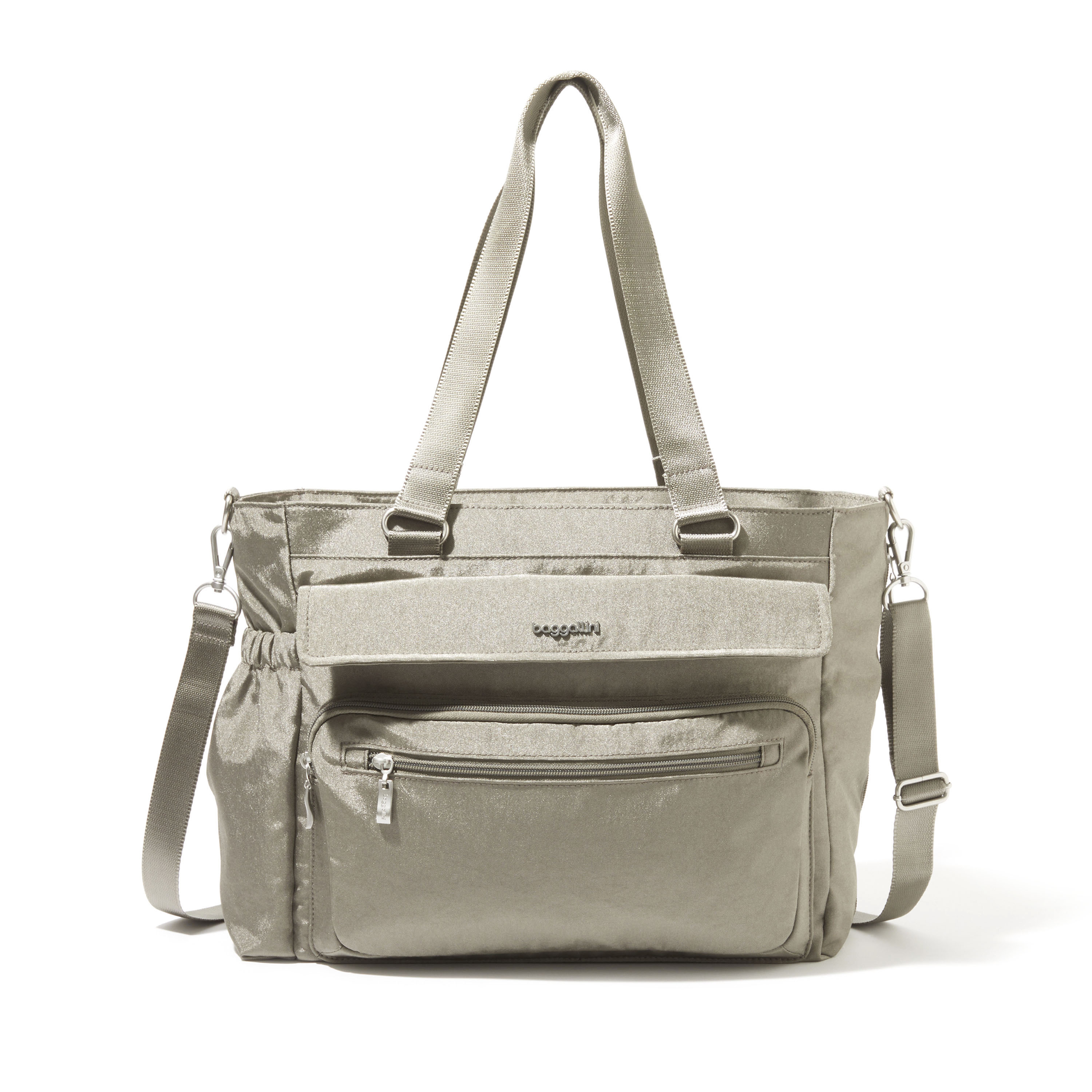 Baggallini Modern Extra Large Laptop Tote - Sterling Shimmer