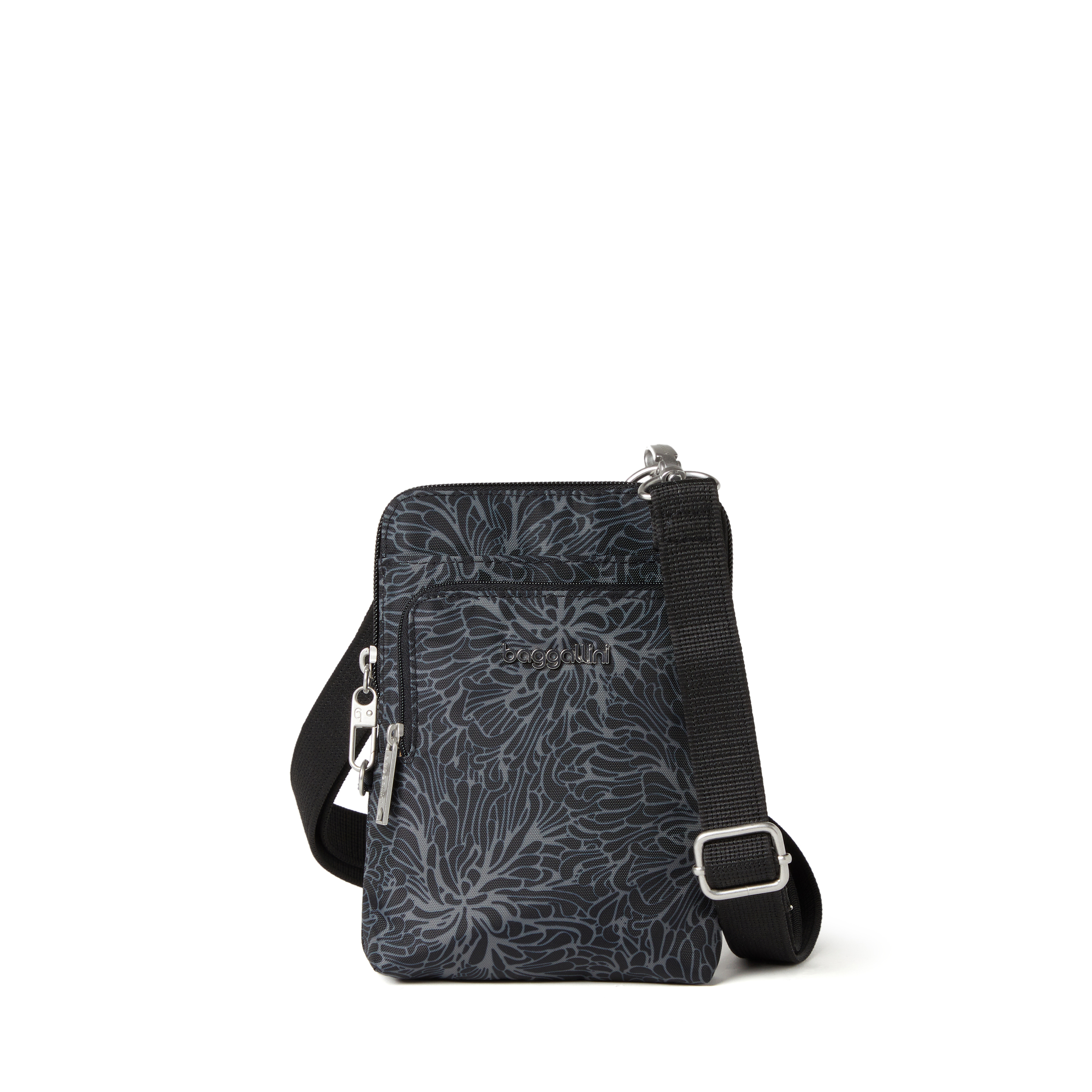 Women's Activity Anti-Theft Crossbody Bag | Securtex | Baggallini in Black | Xsmall