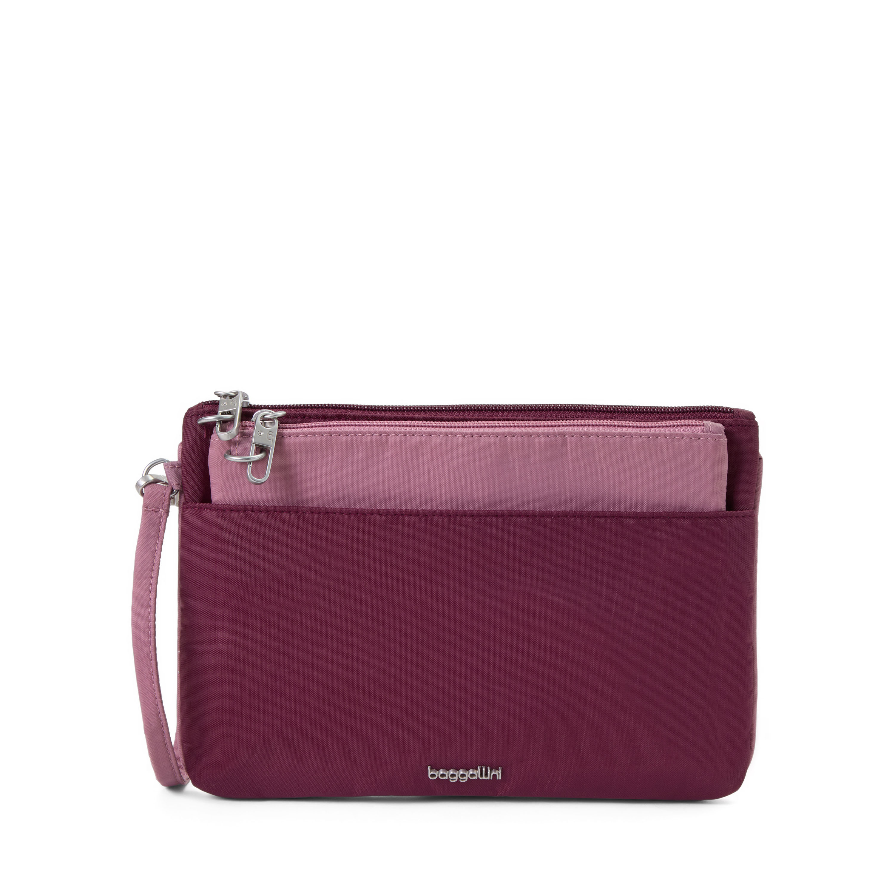 Securtex® Classic Anti-Theft Duo Travel Pouch | Baggallini in Red | Small