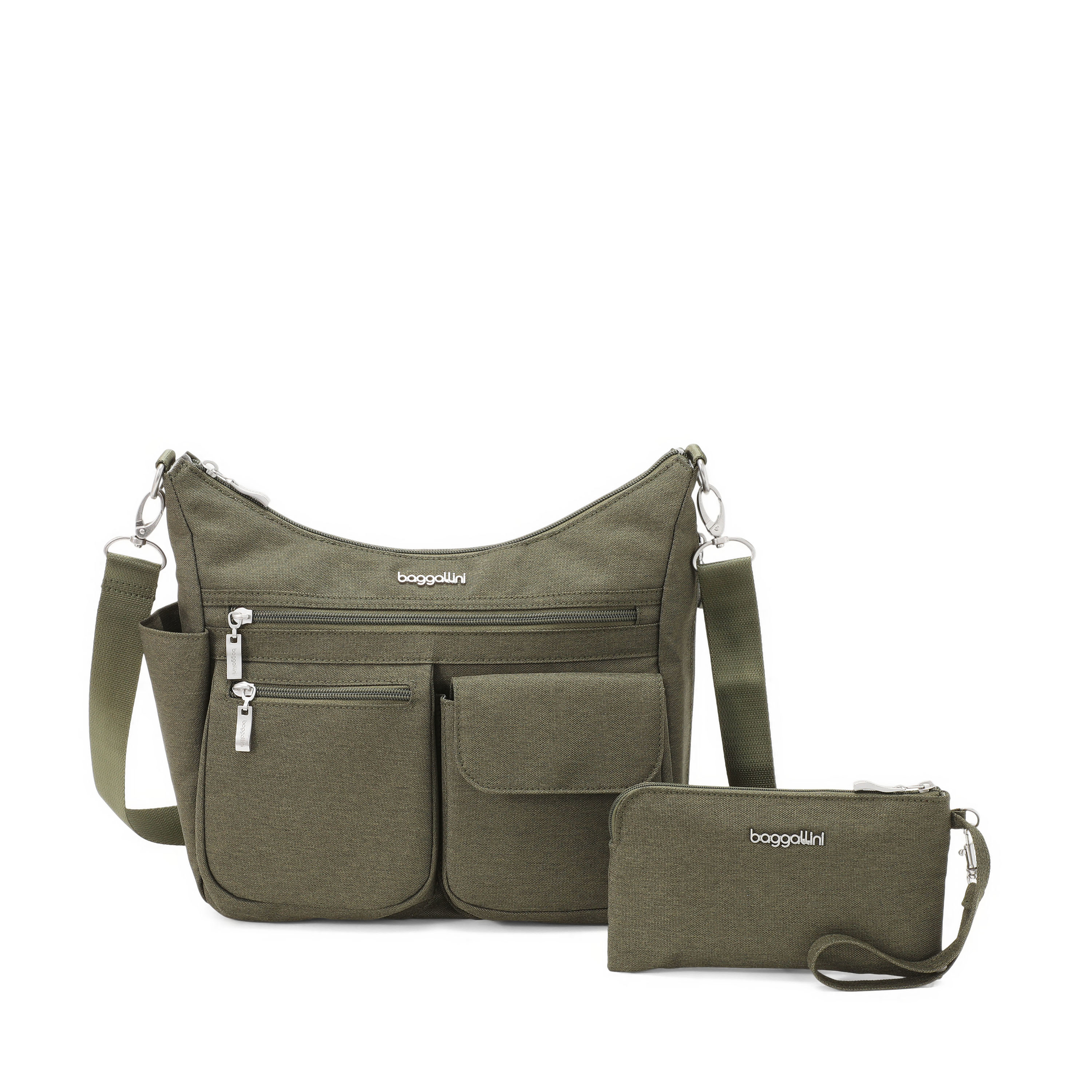 Women's Modern Everywhere Crossbody Bag | Baggallini in Green | Medium